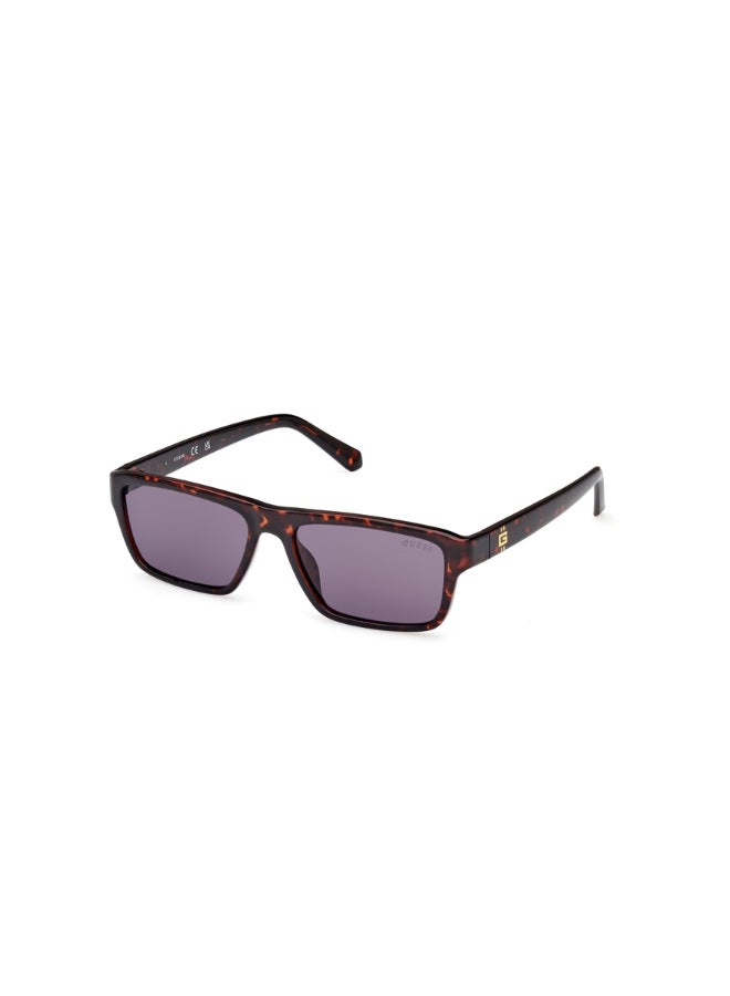 GUESS Men's Rectangular Sunglasses - GU00085 -  Lens Size: 55 mm - Image 3