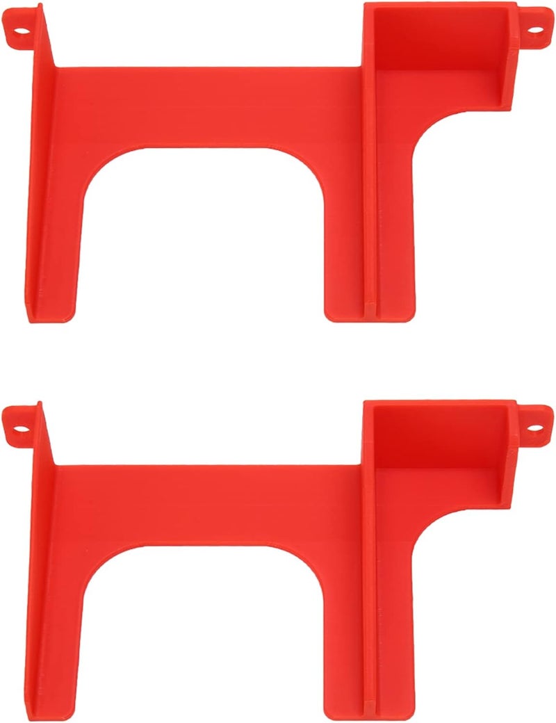 حامل قرص صلب مقاس 2.5 بوصة (قطعتان) لأقراص HDD و SSD، حامل HDD مطبوع ثلاثي الأبعاد لوحدة التحكم SCPH 30000 و SCPH 50000، متوافق مع محركات SATA و IDE، حامل ABS محكم التثبيت (أحمر) - Image 1