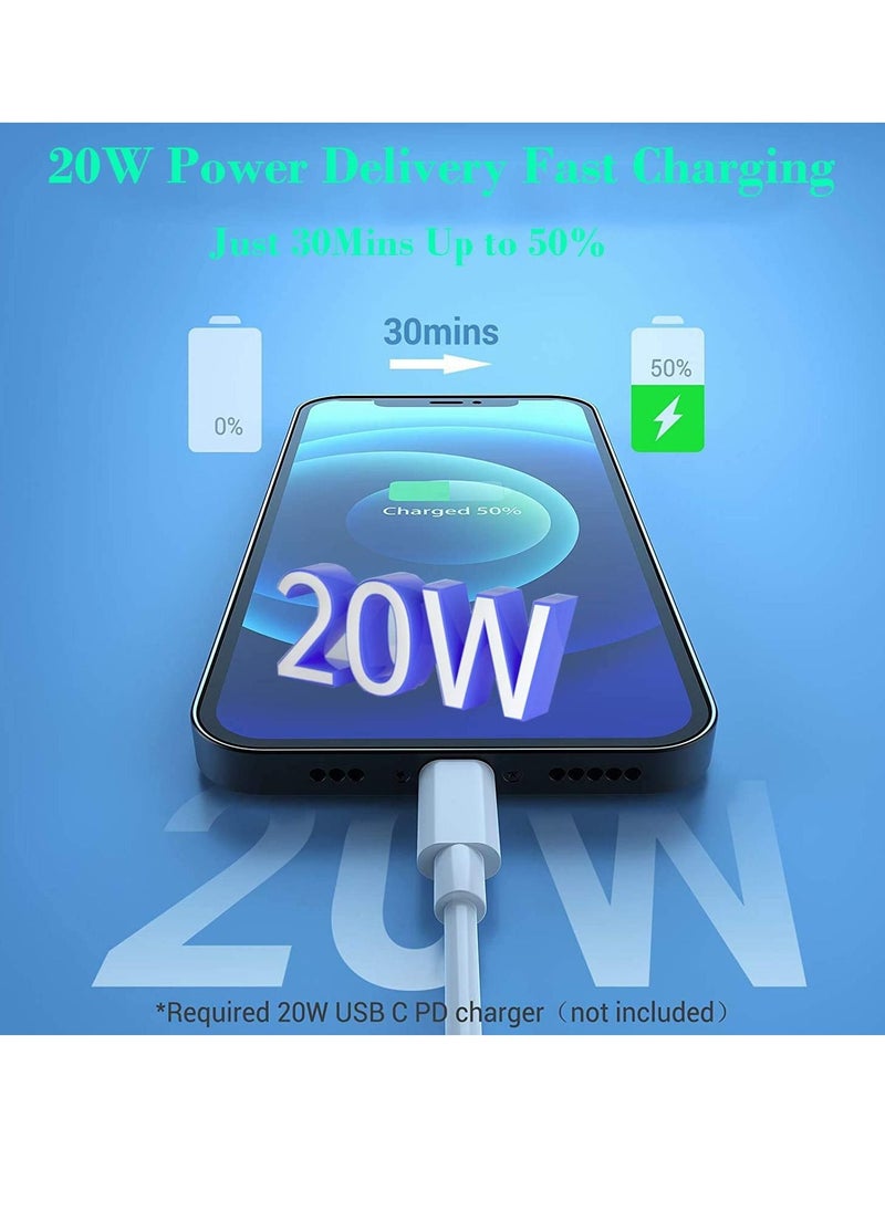 Generic [Apple MFi Certified] USB-C to Lightning Cable 20W, Stuffcool 2 Pack 6.6FT Power Delivery Fast Charging Data Sync Type C PD Quick Charger Compatible with iPhone 12/12 Pro/11/XS/XR/X 8/iPad  - Image 3