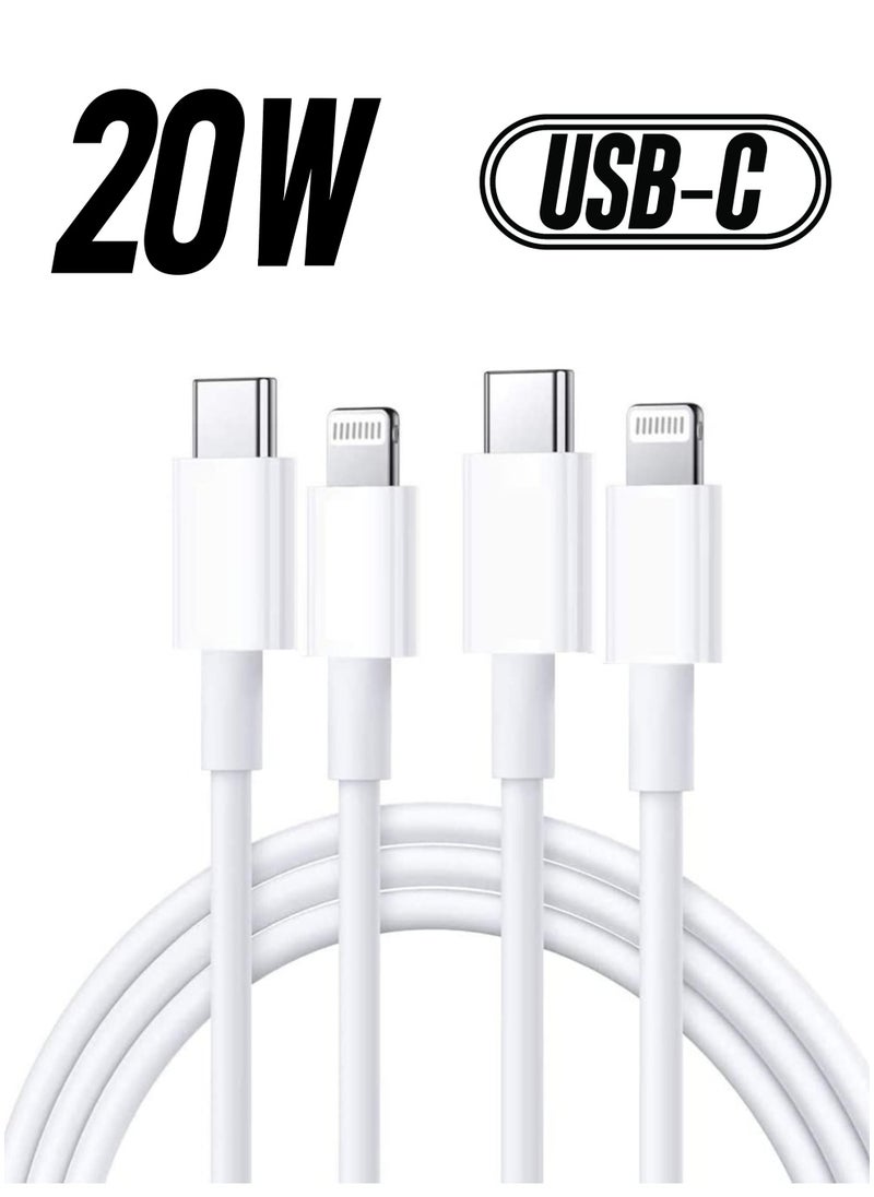 Generic [Apple MFi Certified] USB-C to Lightning Cable 20W, Stuffcool 2 Pack 6.6FT Power Delivery Fast Charging Data Sync Type C PD Quick Charger Compatible with iPhone 12/12 Pro/11/XS/XR/X 8/iPad  - Image 1