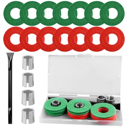 Quadafy 2 Sets Battery Post Shim Set With 14 Washers Lead Terminal Shim Caps for Car Battery Repair Fits Top Post Battery Ends - Image 1