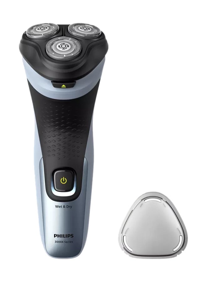 Philips Wet And Dry Electric Shaver 3000X Series X3063/00 Black/Grey - Image 1