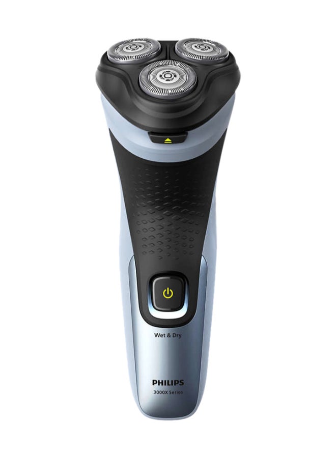 Philips Wet And Dry Electric Shaver 3000X Series X3063/00 Black/Grey - Image 3