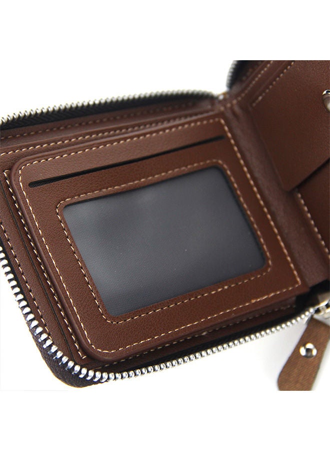 MenBense Fashion Contrast Leather Men's Bifold Short Wallet Card Holder Certificate Bag for Shopping Business Commute - Image 4