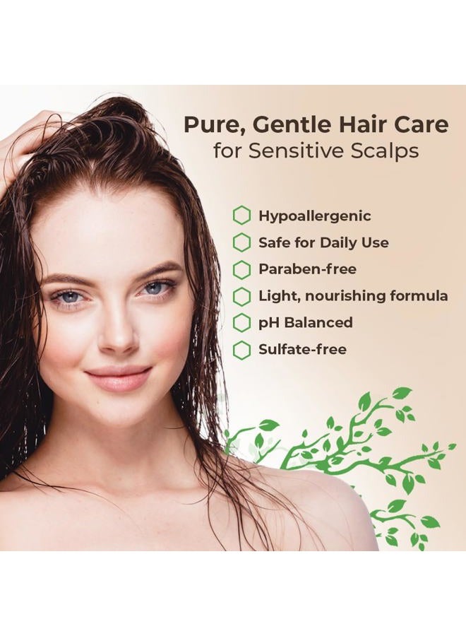 Wild Naturals Eczema Psoriasis Shampoo & Conditioner Set for Men & Women - Anti Dandruff Shampoo for Dry Scalp & Hair - Seborrheic Dermatitis for Itchy Scalp Treatment - Eczema for Psoriasis - Image 3