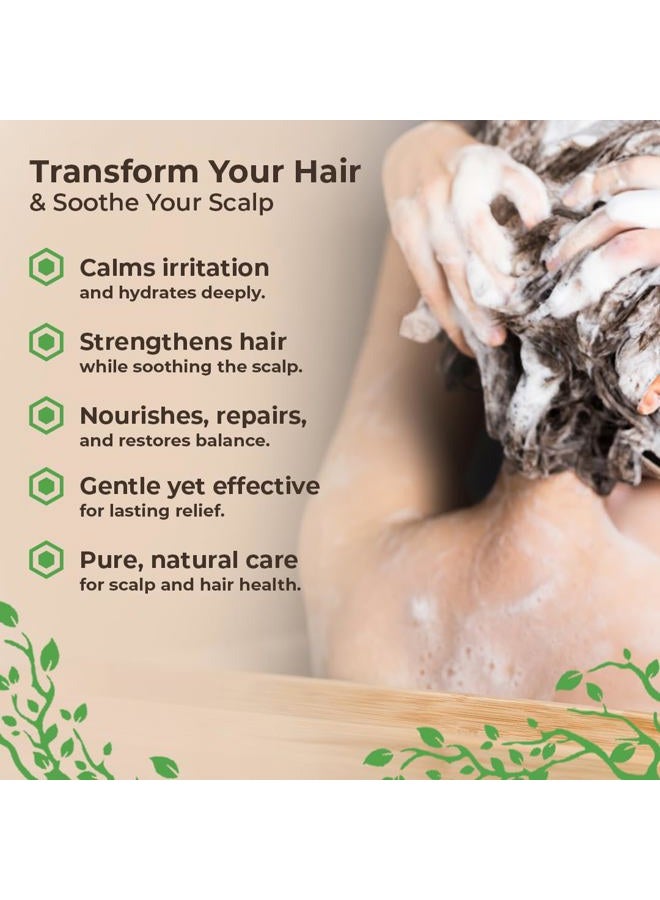 Wild Naturals Eczema Psoriasis Shampoo & Conditioner Set for Men & Women - Anti Dandruff Shampoo for Dry Scalp & Hair - Seborrheic Dermatitis for Itchy Scalp Treatment - Eczema for Psoriasis - Image 5