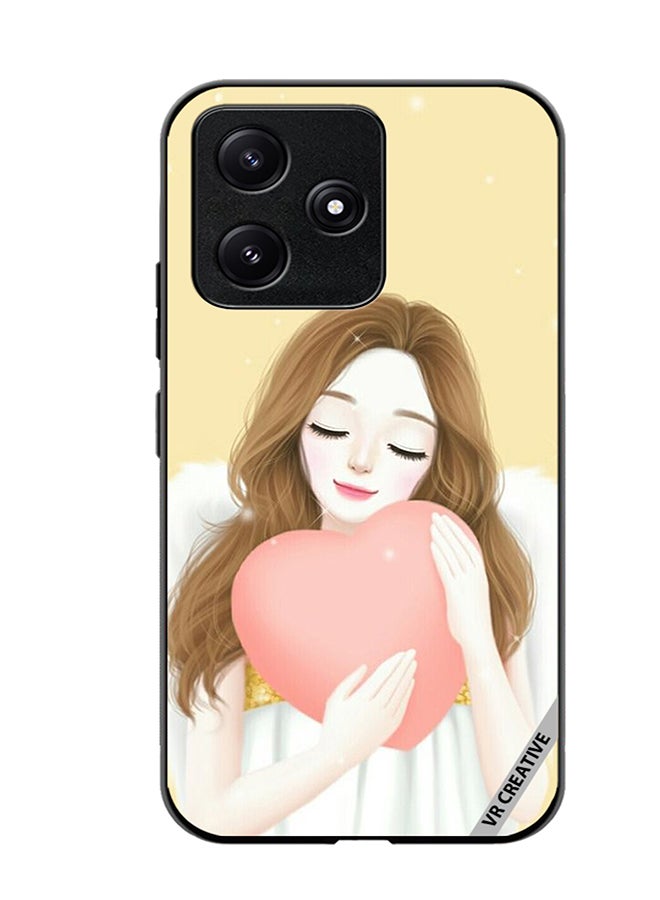 VR CREATIVE Protective Case Cover For Xiaomi Poco M6 Pro 5G Hearty Design Multicolour - Image 1