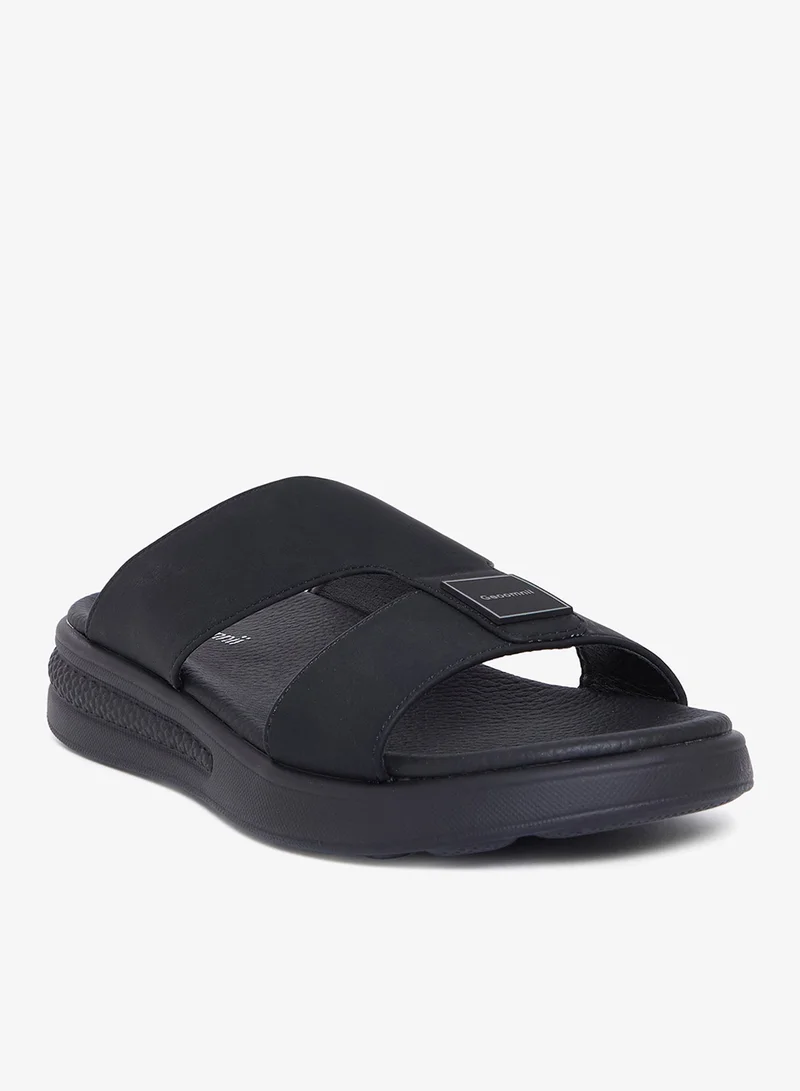 Geoomnii Comfort Arabic Sandals for Men – Classic Slip-On Open Toe Sandals with Cushioned Footbed for Daily Wear