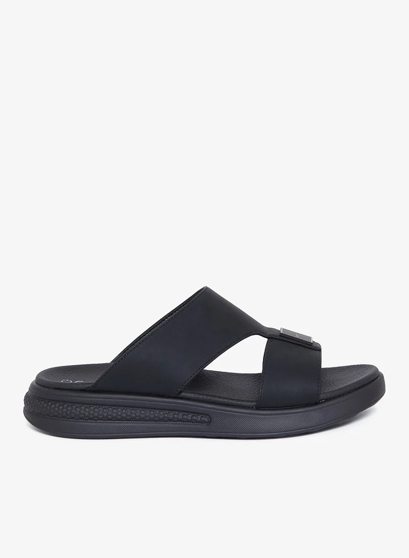 Geoomnii Comfort Arabic Sandals for Men – Classic Slip-On Open Toe Sandals with Cushioned Footbed for Daily Wear