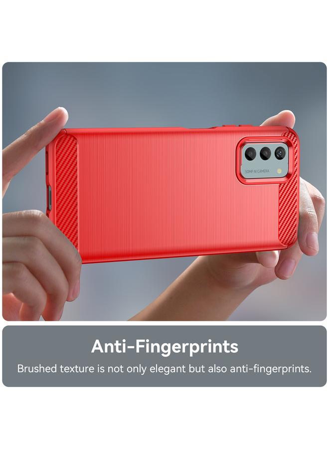 S-TOP Case For Nokia G42 Carbon Fiber Brushed Texture TPU Phone Case - Image 5