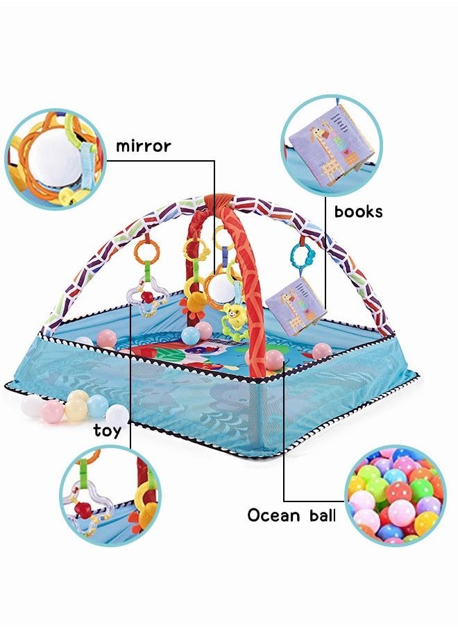 Baby Blue Playpen Gym Unique Design Portable Foldable Play Mat Gym Ball Pit for Kids - pzsku/Z23F653128CCB68E1EBB5Z/45/_/1679121224/1c3565b0-af51-4afb-8aa5-6dc35ebf4430