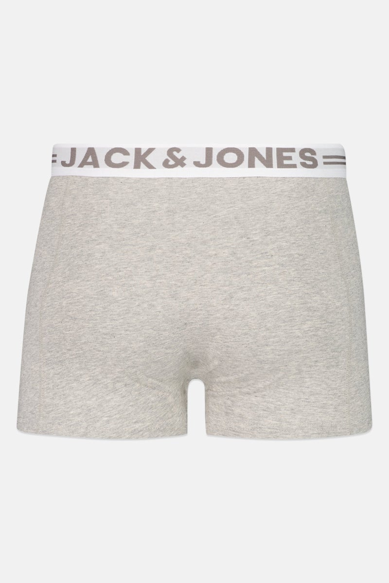 JACK & JONES Men 3 Pcs Brand Logo Trunks, Multicolor - Image 2