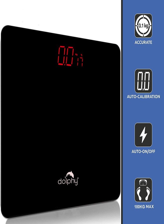 Dolphy Digital Electronic LCD Personal Body Fitness Weighing Scale for human body - Measure Up to 180kg. - Image 2