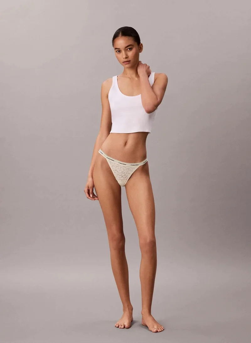 Calvin Klein Pear Sorbet Bikini Briefs - Icon Lace for Women | Best Price UAE