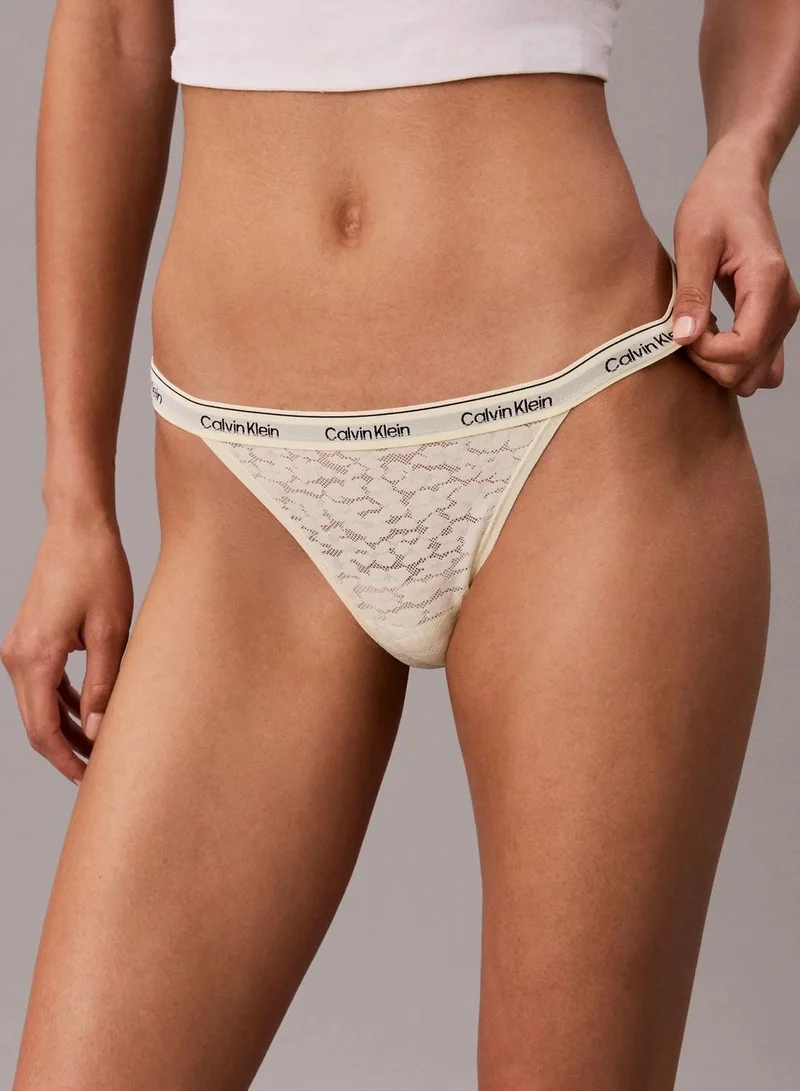 Calvin Klein Pear Sorbet Bikini Briefs - Icon Lace for Women | Best Price UAE