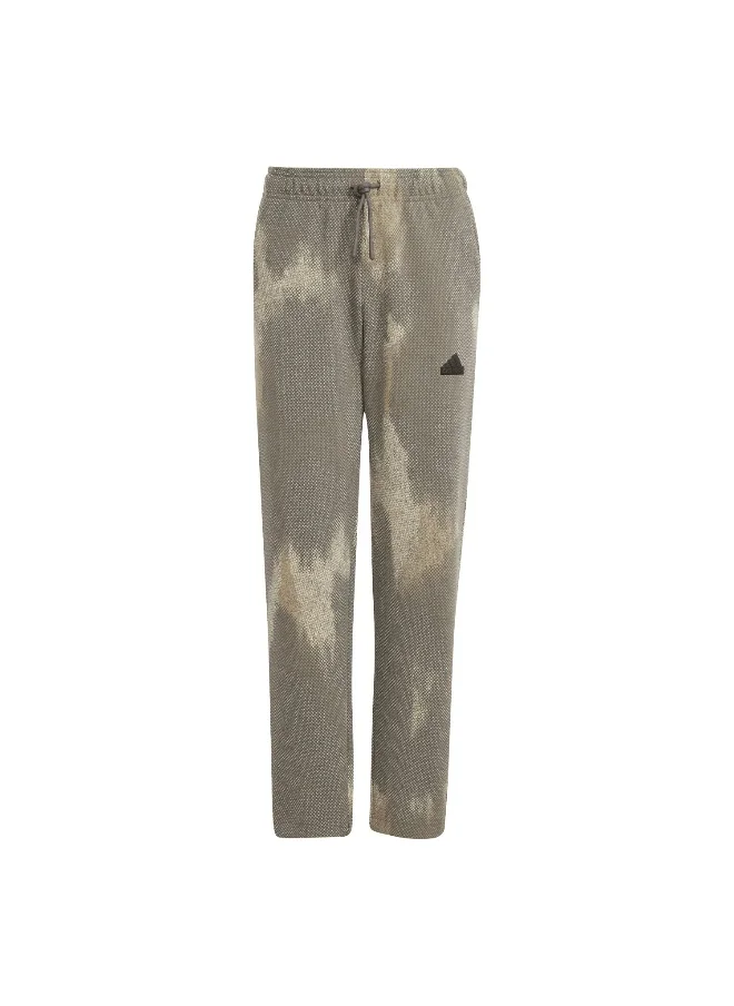 Adidas adidas J Fi Aop Pt Brown Training Pants 7-8Y