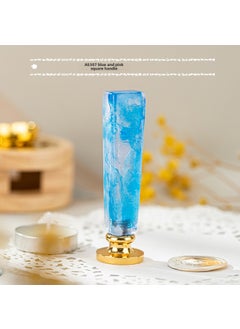 Vintage Magic Academy Wax Seal Handle AS307 blue powder square handle (not including seal head)
