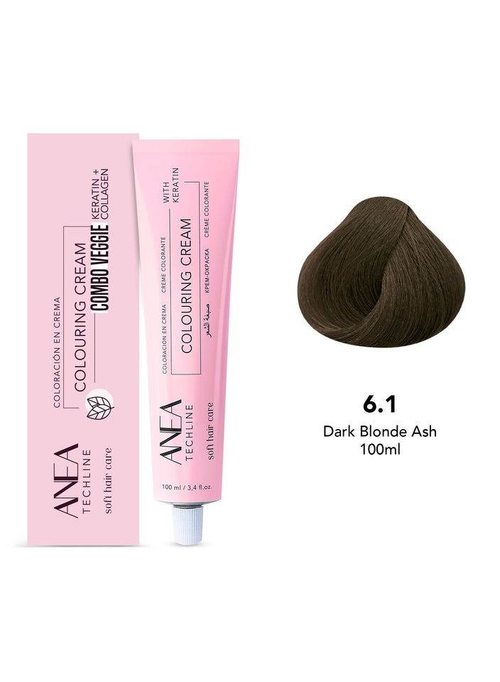 Anea Techline Colouring Cream 100 ml 6.1 Dark Blonde Ash