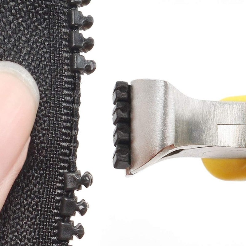 كلاراكو طقم إصلاح سحاب كلاركو كماشة فولاذية لاستبدال سحاب، أدوات تثبيت سحاب يدوية، ملحق مُعدّل لتركيب السحاب - Image 5