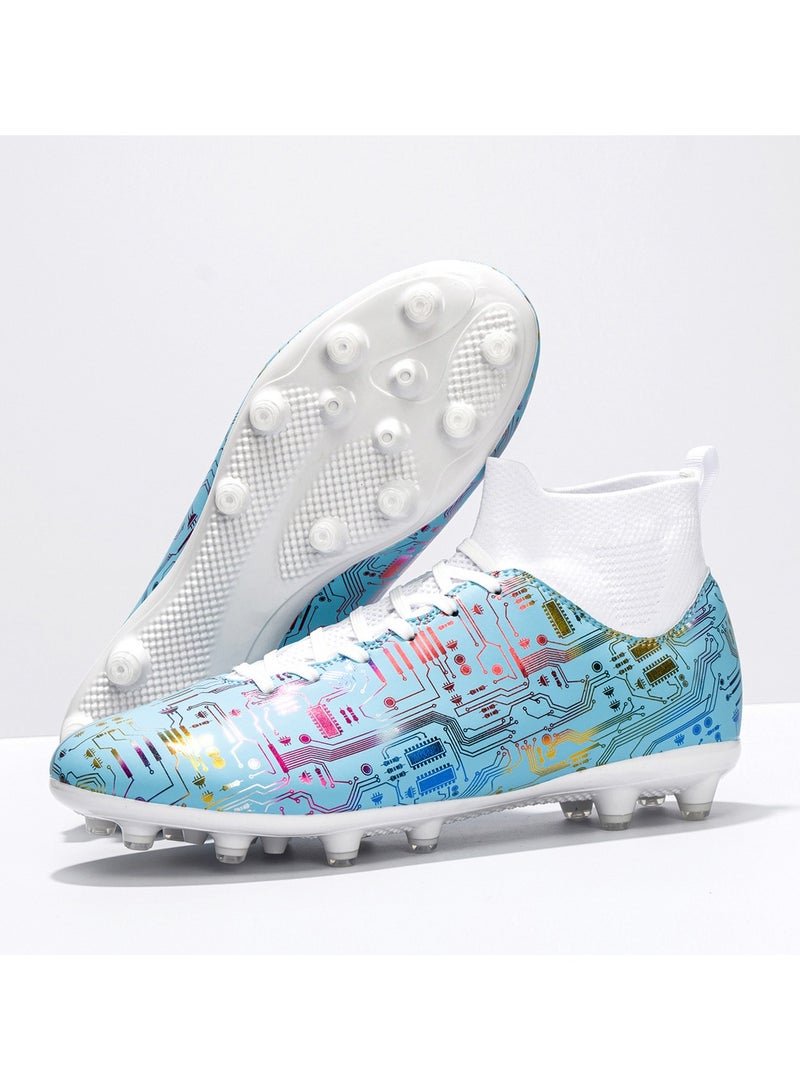 SKT Shiketro New Large Size Youth Adult Long Spike Football Shoes Special Training Shoes Indoor And Outdoor Sports Shoes  - Image 1