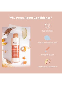 Mizani Press Agent Thermal Smoothing Sulfatefree Conditioner, Pink Grapefruit, Juicy Mandarin With A Floral Medley Of Jasmine, Rose & Freesia, Ending On Notes Of Musk & Wood., 33.8 Fl. Oz  - Image 3