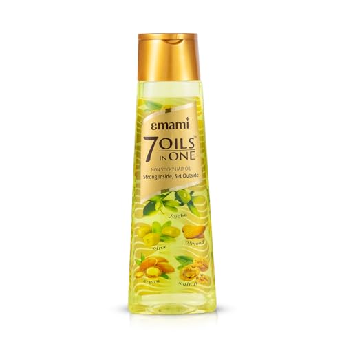 Emami 7-in-1 Hair Oil | with Natural Ayurvedic Herbs | Repairs Hair Damage | Nourishes Scalp | Fights Dandruff | Provides Strong & Healthy Hairs | 16.91 Fl Oz (500ml) - Image 1