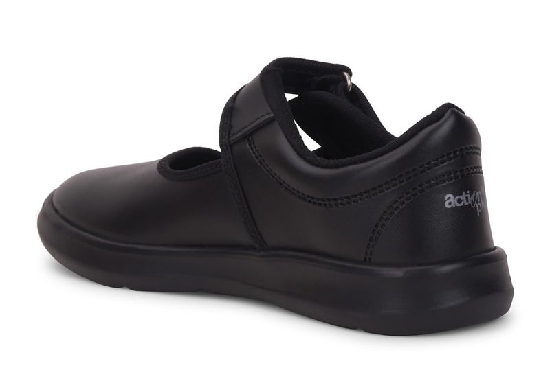 Action School Shoes for Girls-GOG-01-Black-11C Age Group (5 Years) - Image 5
