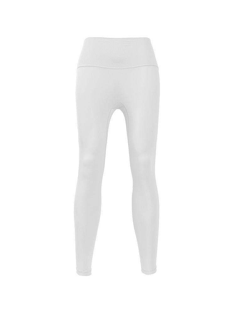 Loquat Women Quick Dry Breathable Yoga Pants White 