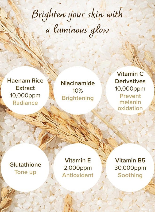 MARY & MAY SEOUL EDITION Rice Niacin 10% Triple Vitamin Serum - Korean Radiance Serum for Even Skin Tone and Healthy Glow - Niacinamide, and Vitamins - Fragrance-Free, Cruelty-Free, 2.7 fl.oz. - Image 3