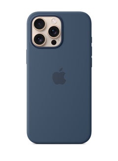 Exotic Silicone Magsafe Case for iPhone 16 Pro Dark Blue - Support Wireless Charging Premium Quality Design 6.86 inch  - Image 2