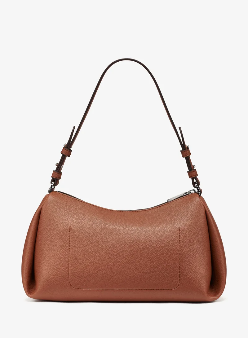 DKNY  Remy Logo Detailed Zip Through  Shoulder Bag for Women | Best Price UAE