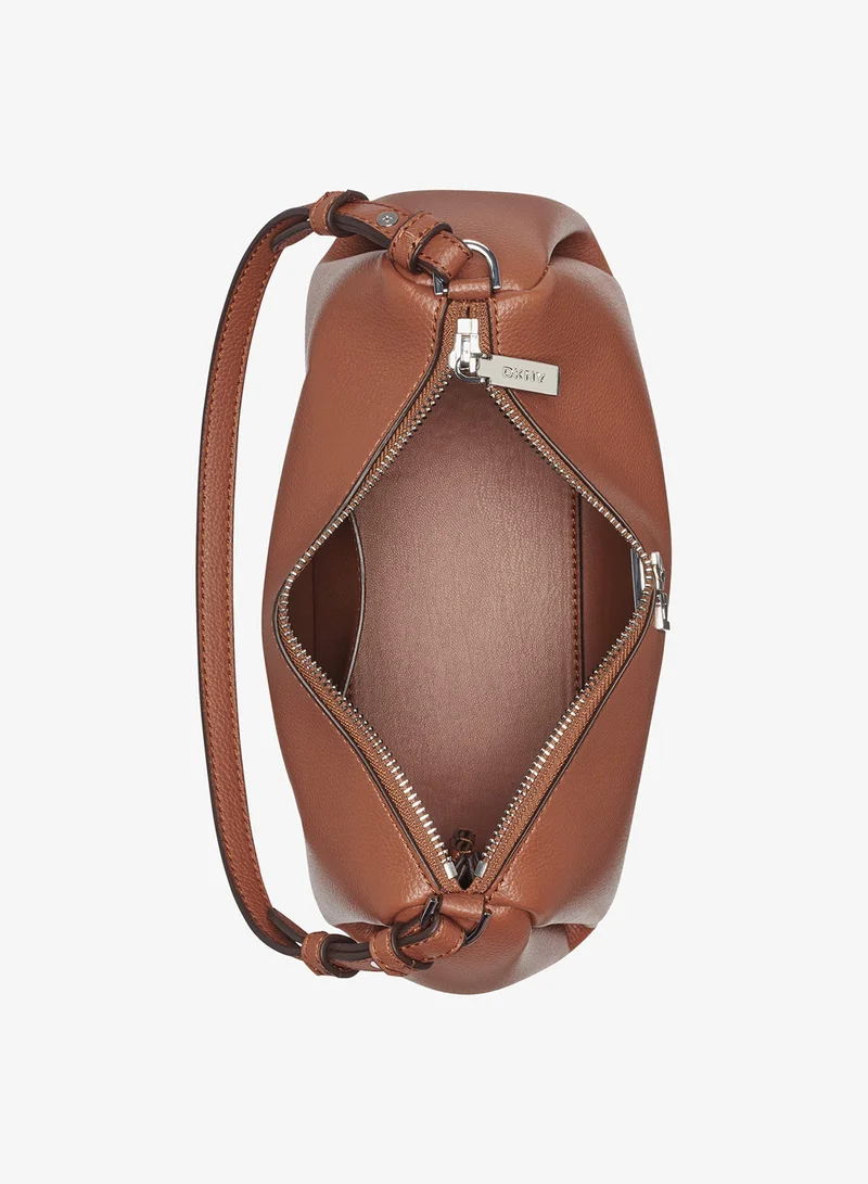 DKNY  Remy Logo Detailed Zip Through  Shoulder Bag for Women | Best Price UAE