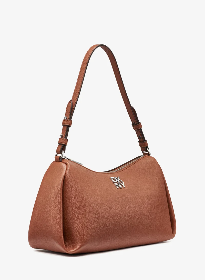 DKNY  Remy Logo Detailed Zip Through  Shoulder Bag for Women | Best Price UAE