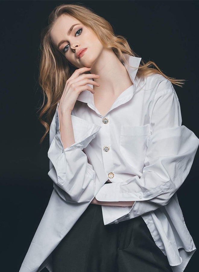 Sweet Life 39 Pieces Cover up Buttons Pins Brooch for Women Safety Modesty Pins Cleavage Cover up Anti Exposure Fixed Brooches Pin for Shirt Clothes Dress Coat Sweater Decorations - Image 5