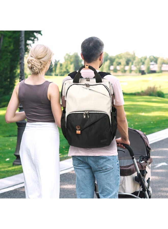 Hap Tim Baby Diaper Bag for Boys Girls, Large Backpack Diaper Bags with Double Compartments - Image 4