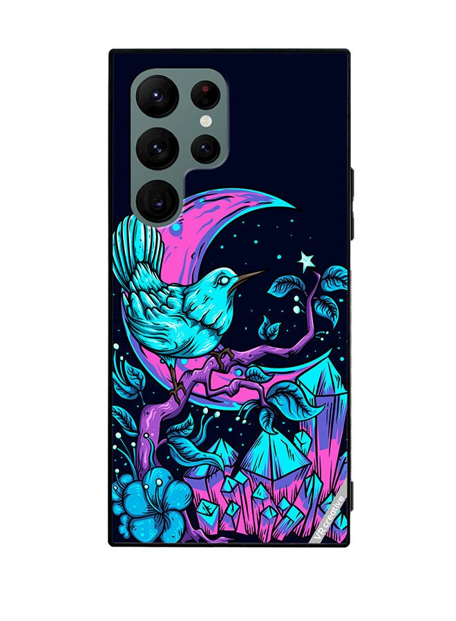 VR CREATIVE Protective Case Cover For Samsung Galaxy S22 Ultra 5G Bird Vector Design Multicolour - Image 1