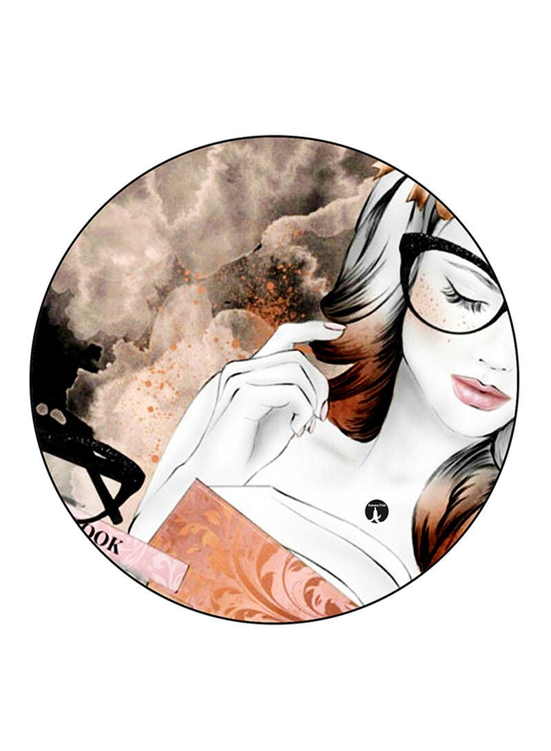 RKN Girl Printed Round Pin Badge Multicolour - Image 2