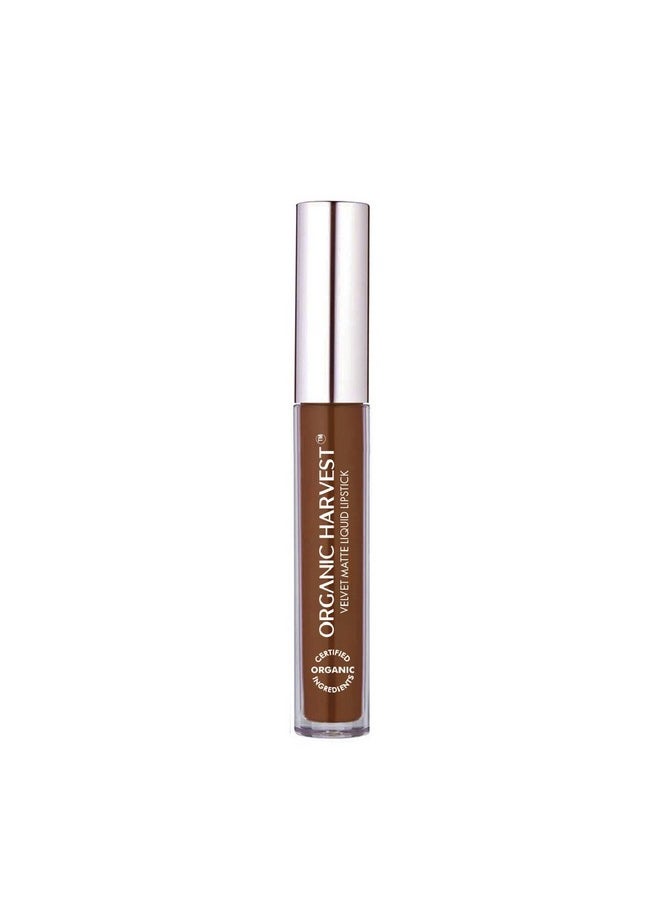 Velvet Matte Liquid Lipstick Cinnamon Brown Longlasting Brown Lipstick Waterproof & Smudgeproof Transferproof Formula Certified Organic Crueltyfree & Vegan 2.6Ml - pzsku/Z23F7109F9EF5BE23B718Z/45/_/1720077699/a276e590-ea15-49b6-ad64-a52b9ca73fdb