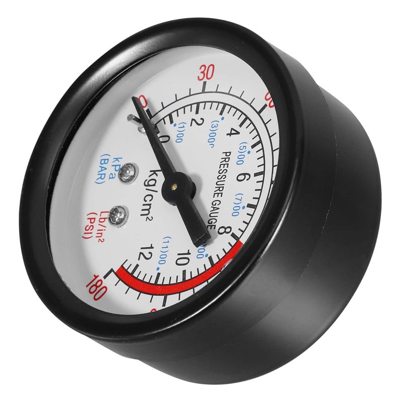 Unomor Compact Portable Air Compressor Pressure Gauge Test Accessory 0 150 PSI - Image 2