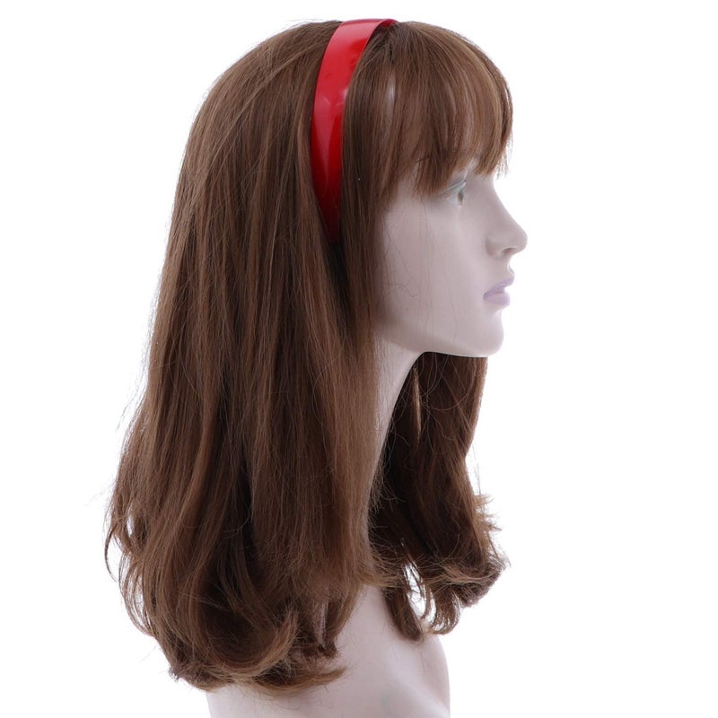 S-Sia Vendors-Good Purchase Good Care SIA VENDORS Red 1 Inch Plastic Hard Headband with Teeth Head band Women Girls 2 Pieces  - Image 2