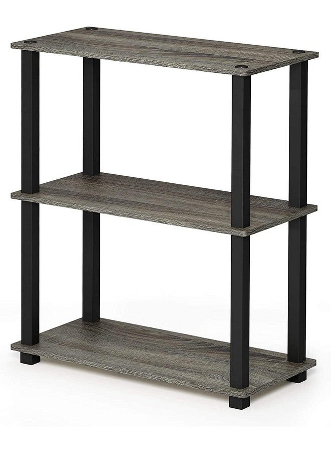 ginoya brothers ginoya brothers Turn-N-Tube 3-Tier PVC Rack Multipurpose Shelf Display Rack,Plant Flower, Bookcase for Small Spaces, Living Room, Classic. (3 Tier PVC) (H-2.6 Feet |W-2 Feet|D-1 feet) MDF  - Image 1
