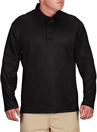 Propper I.C.E Men's Long Sleeve Performance Polo Shirt, Black, 5X-Large - Image 5