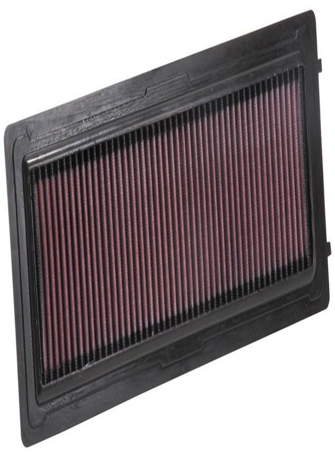 K&N High-Flow Original Lifetime Engine Air Filter: Increase Power: Premium, Washable: Compatible with 2016-2024 Alfa Romeo: Giulia, Stella, Stelvio, 33-3071 - Image 4