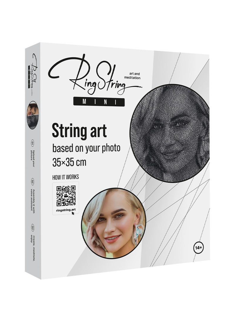RingString - RingString سلسلة فنية مخصصة من أي صورة | مجموعة حرفية مخصصة لإنشاء ديكور المنزل يدويًا، مجموعة فنية ثلاثية الأبعاد للبالغين - Image 1