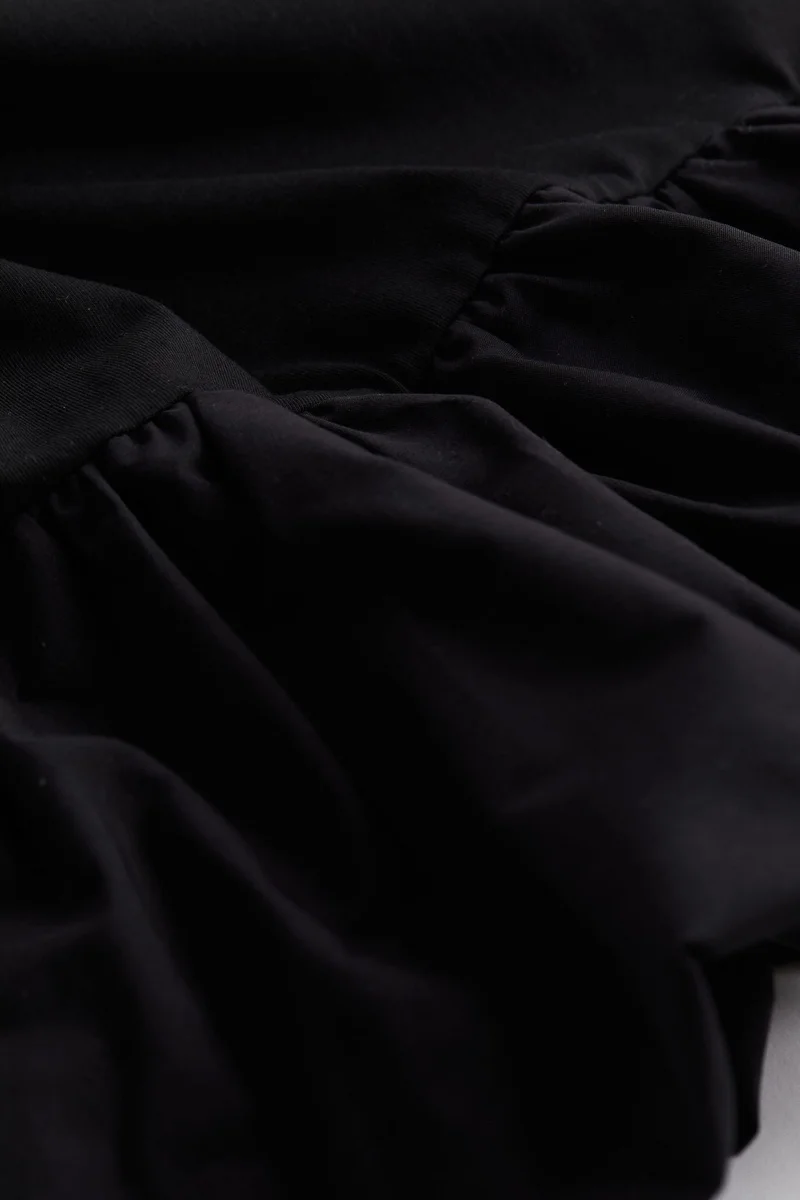 H&M Bubble-hem peplum strappy top