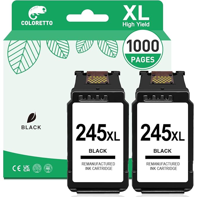 Coloretto Re-Manufactured Ink Cartridge for PG-245XL CL-246XL