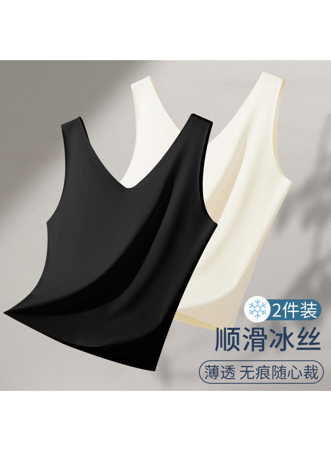 MIIOW Women'S Camisole Undershirt, V-Neck Sleeveless Slimming Underwear For Women - Image 2