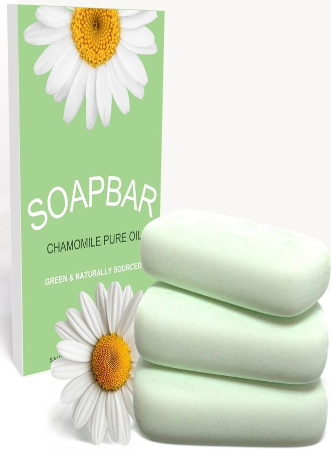KELEBS Hypoallergenic Bar Soap for Men & Women with Sensitive Skin | Hydrating & Calming with Chamomile Oil | Face & Body Wash | Natural Ingredients | Fragrance-Free, Vegan, No SLS | 3 Bars - Image 1