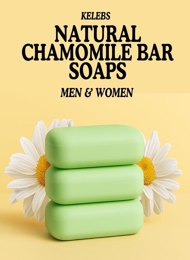 KELEBS Hypoallergenic Bar Soap for Men & Women with Sensitive Skin | Hydrating & Calming with Chamomile Oil | Face & Body Wash | Natural Ingredients | Fragrance-Free, Vegan, No SLS | 3 Bars - Image 2