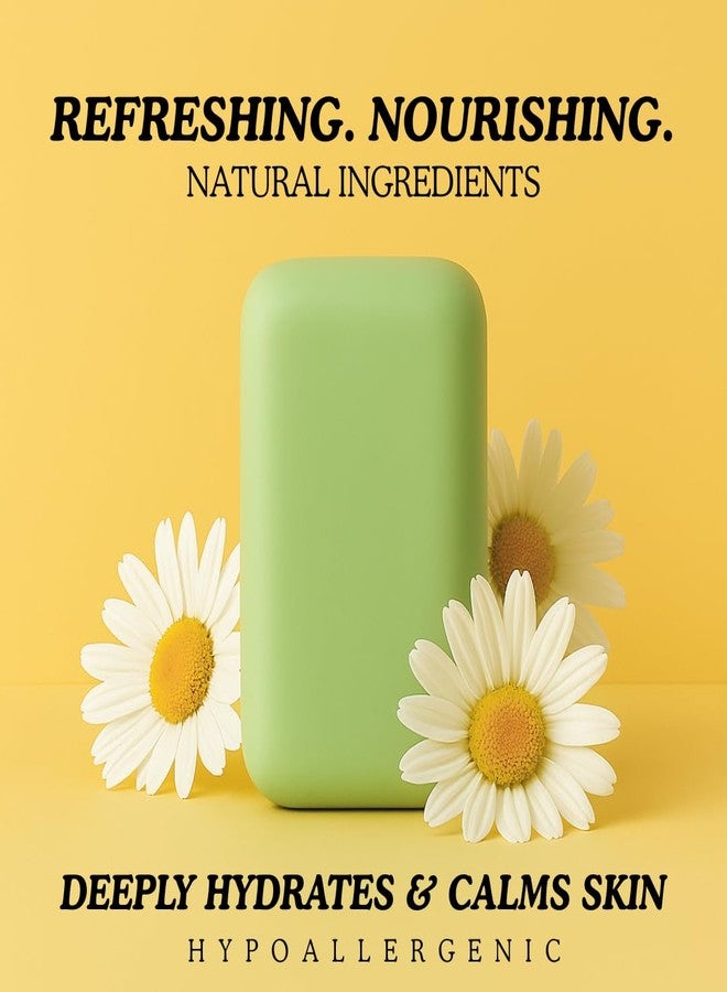 KELEBS Hypoallergenic Bar Soap for Men & Women with Sensitive Skin | Hydrating & Calming with Chamomile Oil | Face & Body Wash | Natural Ingredients | Fragrance-Free, Vegan, No SLS | 3 Bars - Image 5